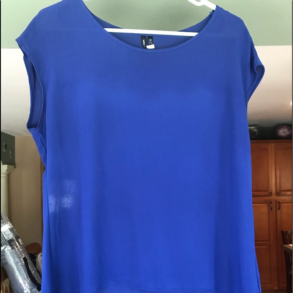 Blue dress top